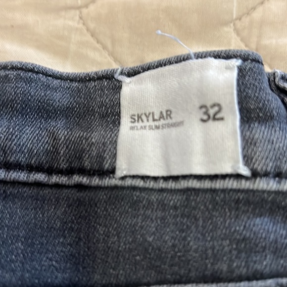 Hudson relaxed slim straight grey jeans - Picture 3 of 5